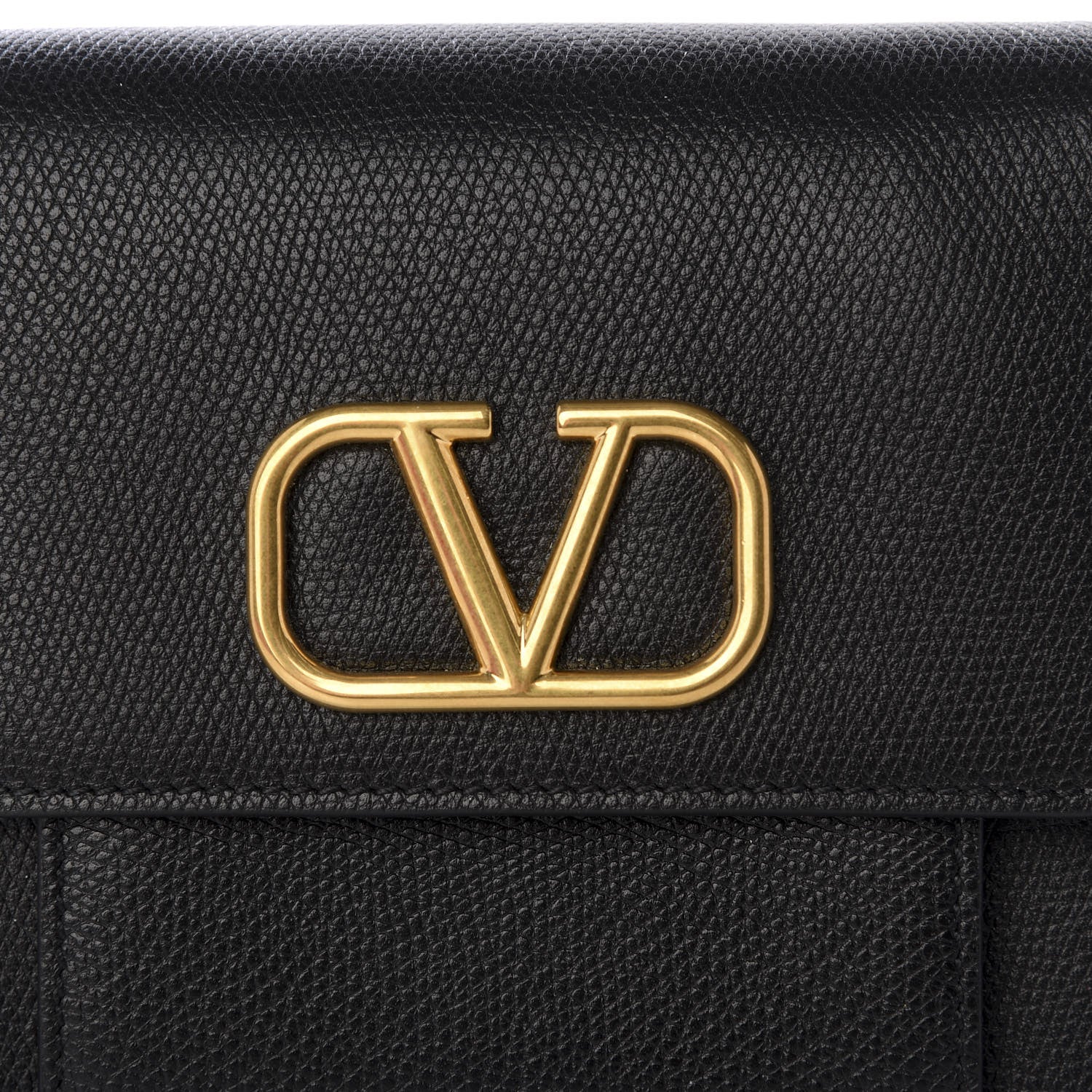 Valentino Garavani Calfskin VLogo Crossbody Bag Black 8 of 9
