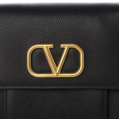 Valentino Garavani Calfskin VLogo Crossbody Bag Black 8 of 9