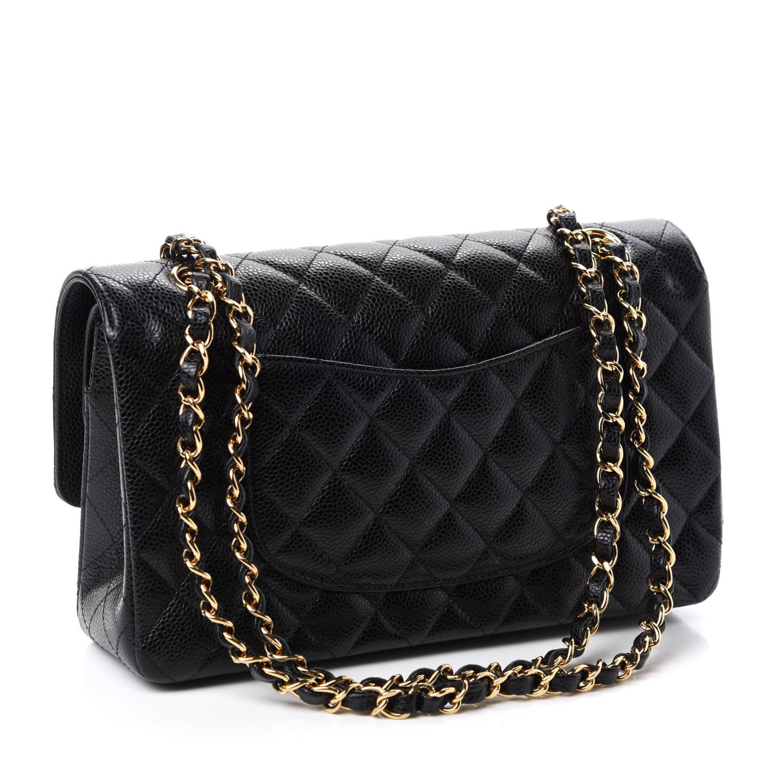 Chanel Caviar Quilted Medium Double Flap Black 3 of 11