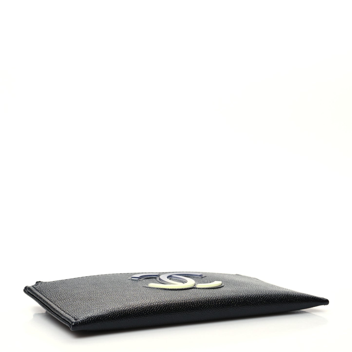 Caviar CC Classic Zip Pouch Black Blue Green