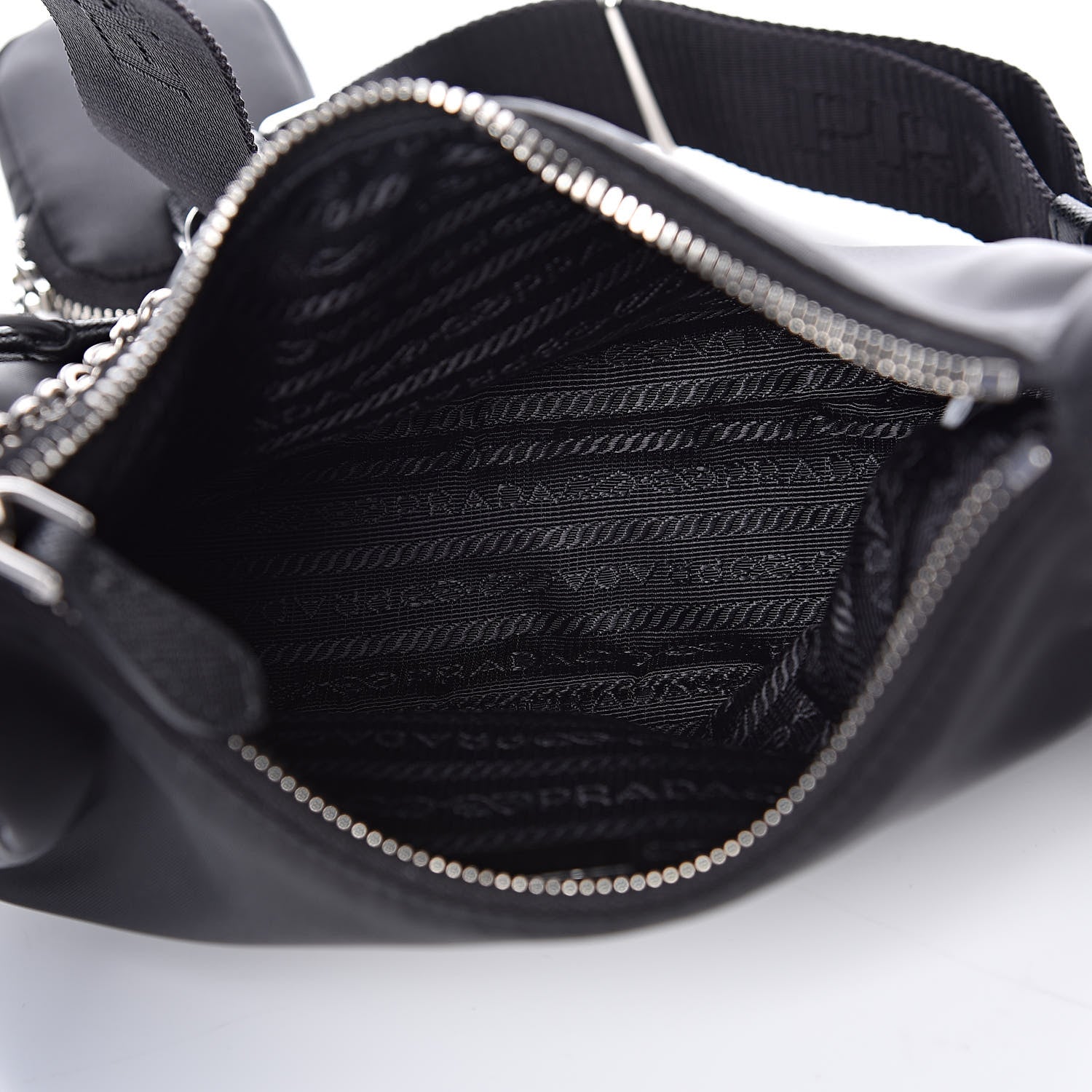 Prada Nylon Re-Edition 2005 Shoulder Bag Black 5 of 11