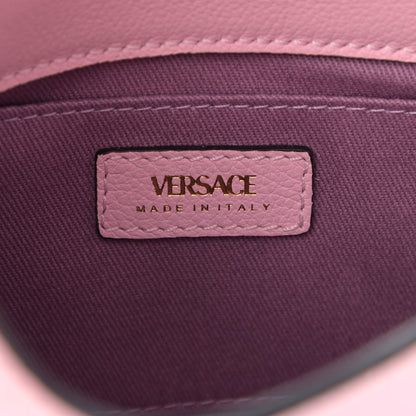 Versace Calfskin La Medusa Small Hobo Crossbody Pink 6 of 10
