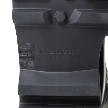 Givenchy Satin Neoprene Combat Rain Boots 39 Black 7 of 10