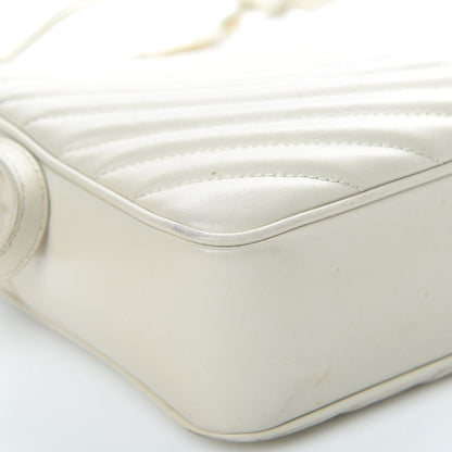 Saint Laurent Calfskin Matelasse Monogram Lou Camera Bag Crema Soft 12 of 17