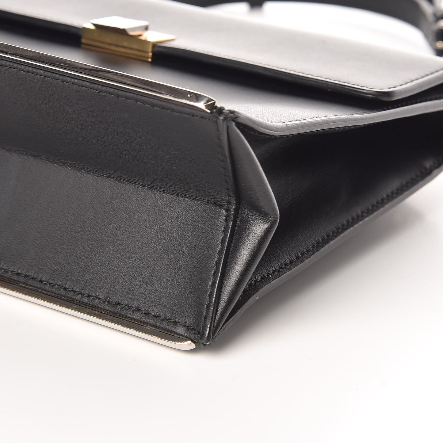 Smooth Calfskin Le Dix Makeup Bag Black