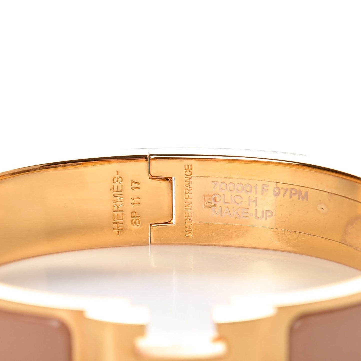 Enamel Narrow Clic Clac H Bracelet PM Make Up