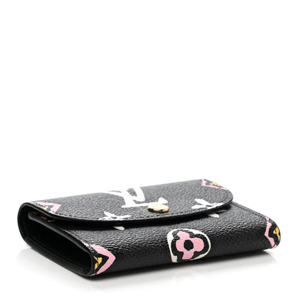 Louis Vuitton Monogram Giant Wild At Heart Rosalie Coin Purse Black 4 of 7