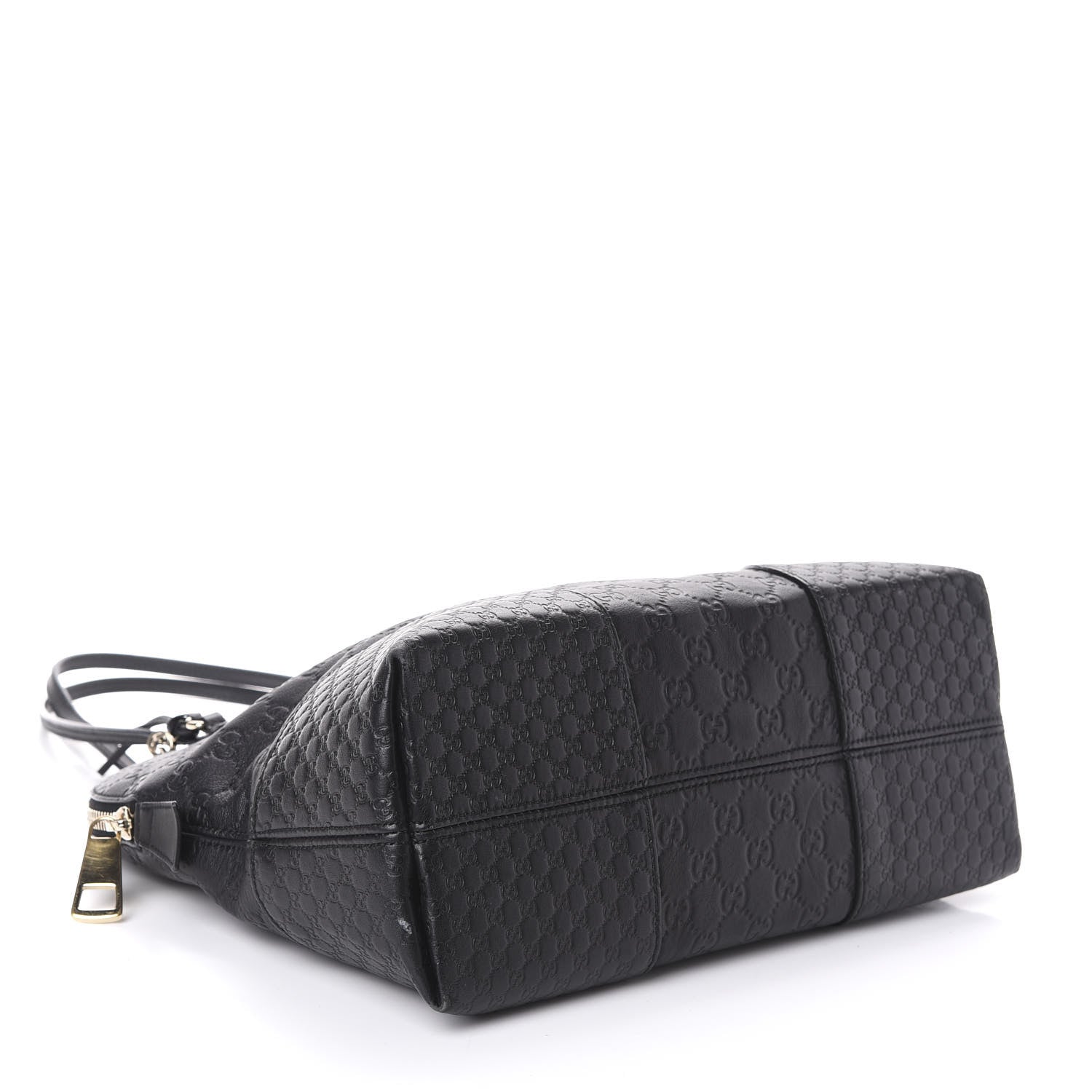 Gucci Guccissima Medium Bree Shoulder Bag Black 4 of 9