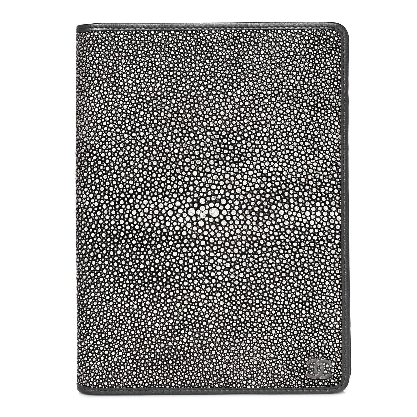 Stingray Large Agenda Cover Dark Silver