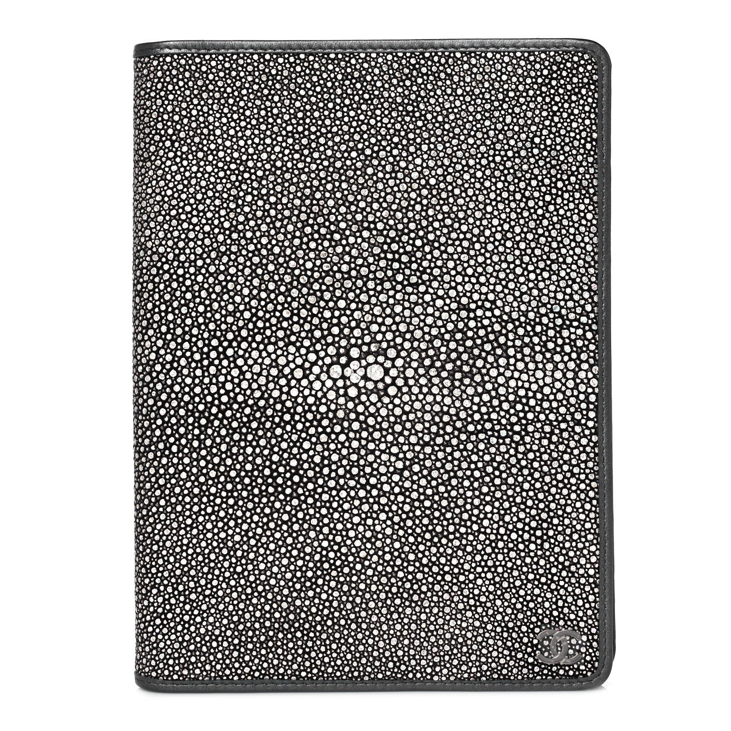 Chanel Stingray Large Agenda Cover Dark Silver 1 of 11