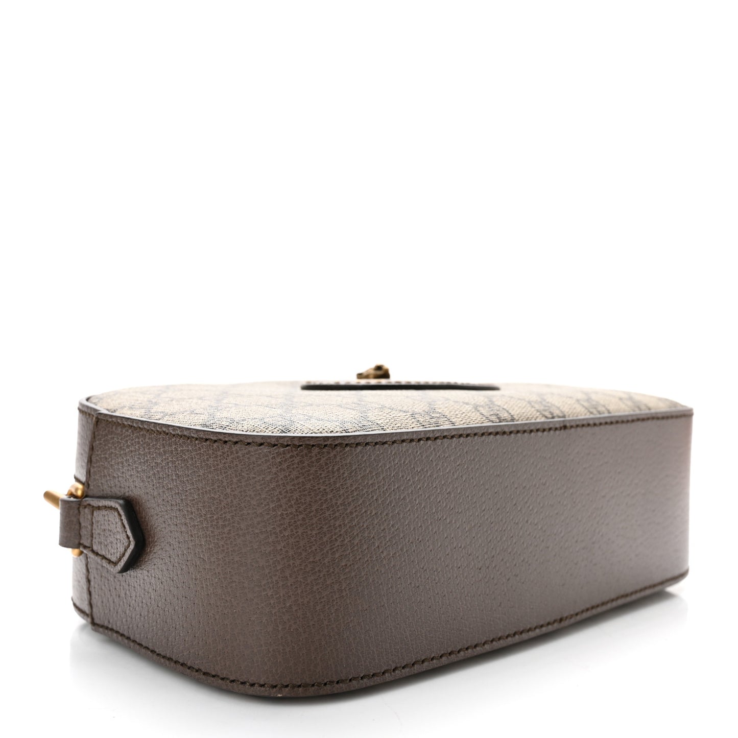 GG Supreme Monogram Web Neo Vintage Shoulder Bag Beige New Acero Crop