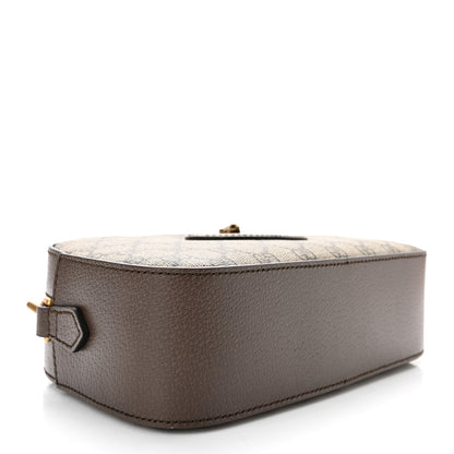 Gucci GG Supreme Monogram Web Neo Vintage Shoulder Bag Beige New Acero Crop 4 of 11
