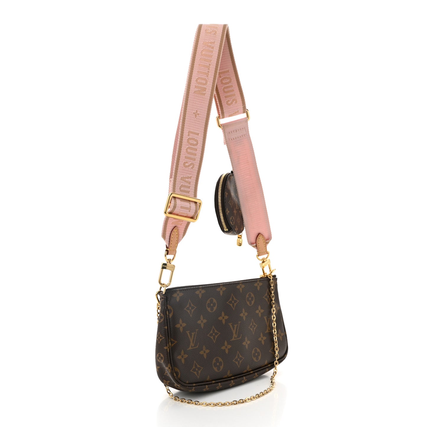 Monogram Multi Pochette Accessories Rose Clair