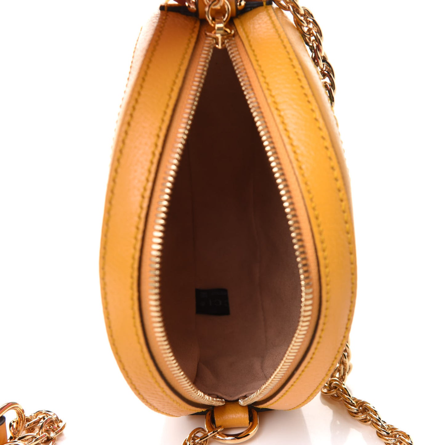 GG Supreme Monogram Flora Web Mini Ophidia Round Shoulder Bag Beige Multicolor Crop