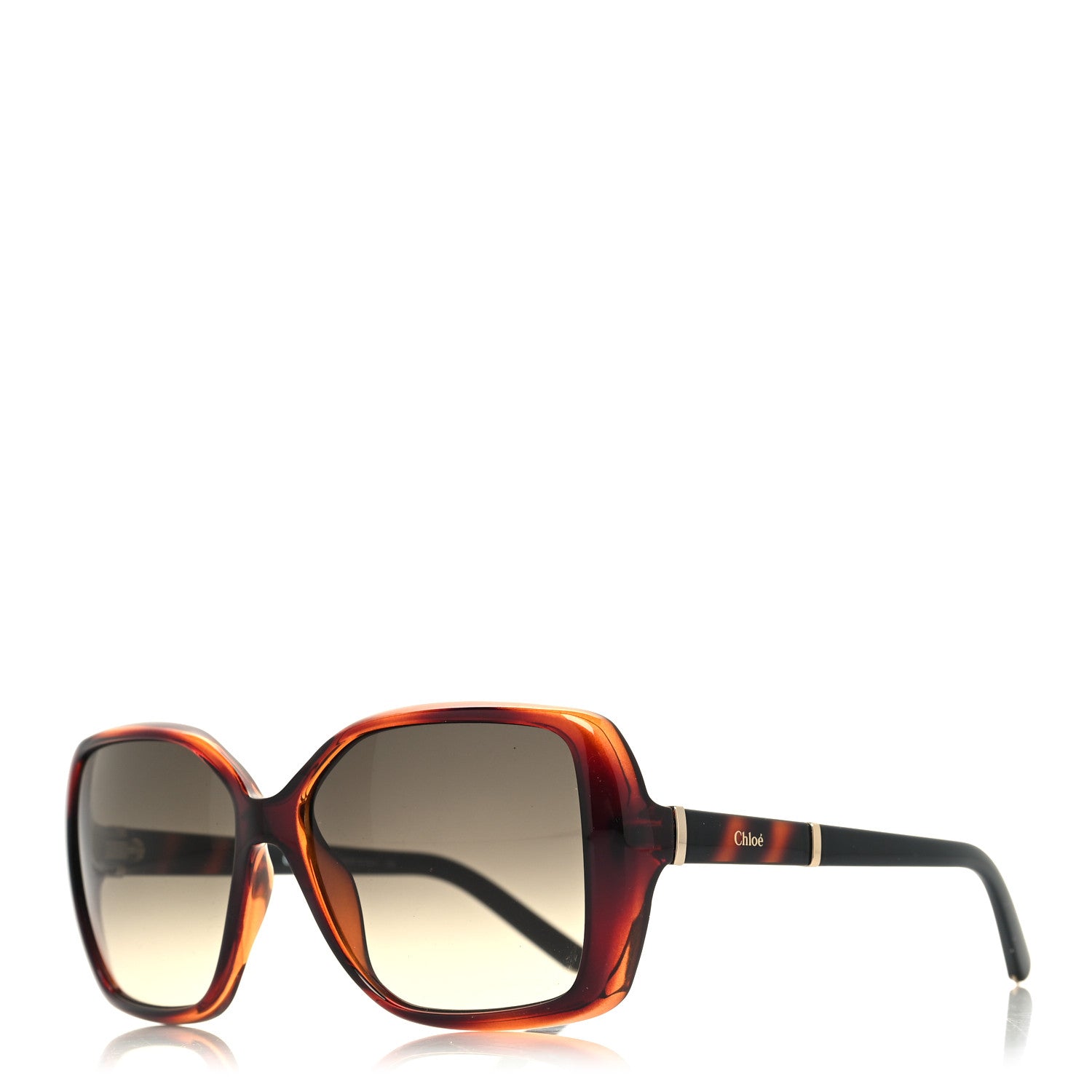 Chloe Oversized Round Sunglasses CE680S Tortoise 1 of 7