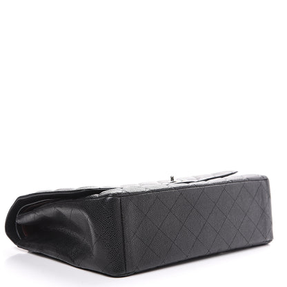 Chanel Caviar Quilted Maxi Double Flap Black 3 of 13