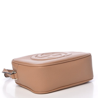 Gucci Pebbled Calfskin Small Soho Disco Bag Rose Beige 4 of 10
