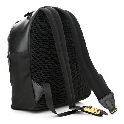 Fendi Nylon Vitello Liberty Metal Monster Eyes Studded Backpack Black 3 of 10