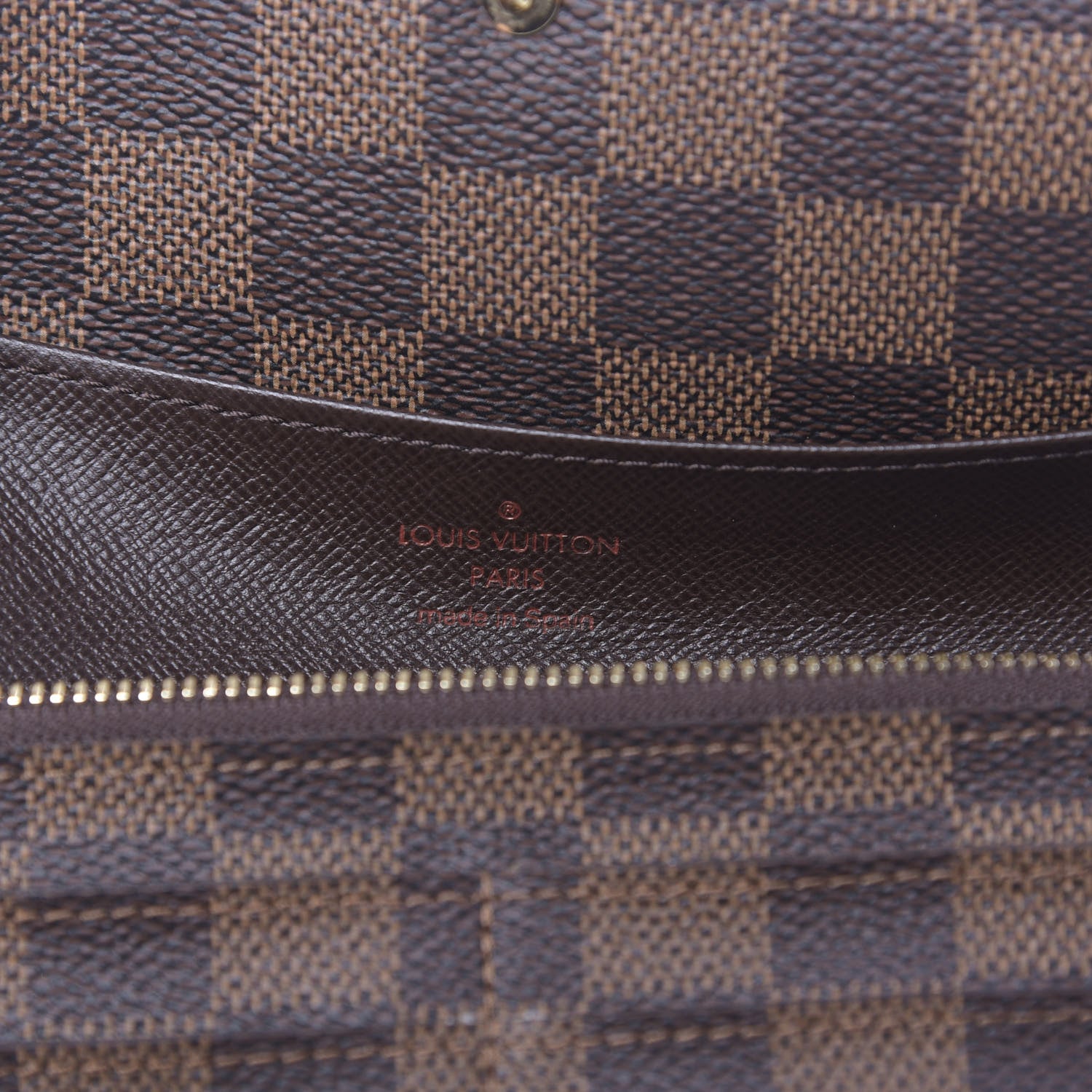 Louis Vuitton Damier Ebene Emilie Wallet 6 of 7