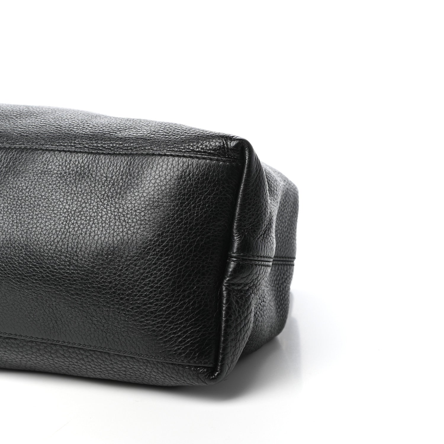 Gucci Pebbled Calfskin Medium Soho Chain Shoulder Bag Black 9 of 9