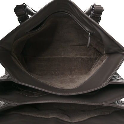 Bottega Veneta Nappa Intrecciato Medium Roma Tote Charcoal 5 of 9