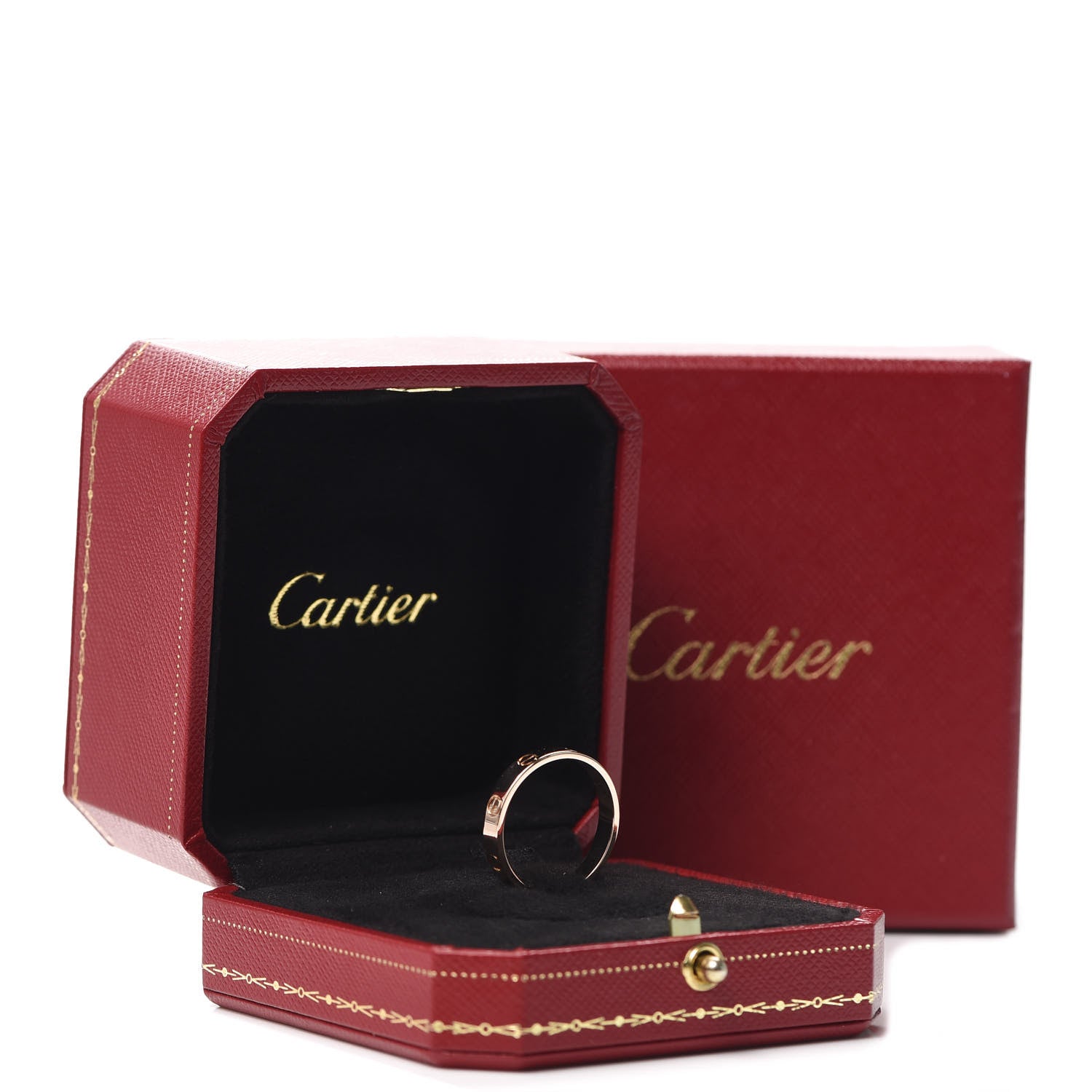 Cartier 18K Pink Gold 3.5mm LOVE Wedding Band Ring 59 8.75 6 of 6