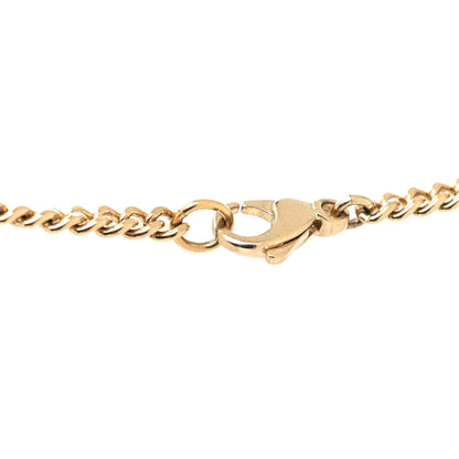 Chanel Crystal CC Flower Pendant Necklace Gold 4 of 5