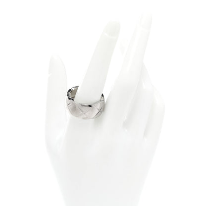 Chanel 18K White Gold Large Coco Crush Ring 63 10.25 2 of 8