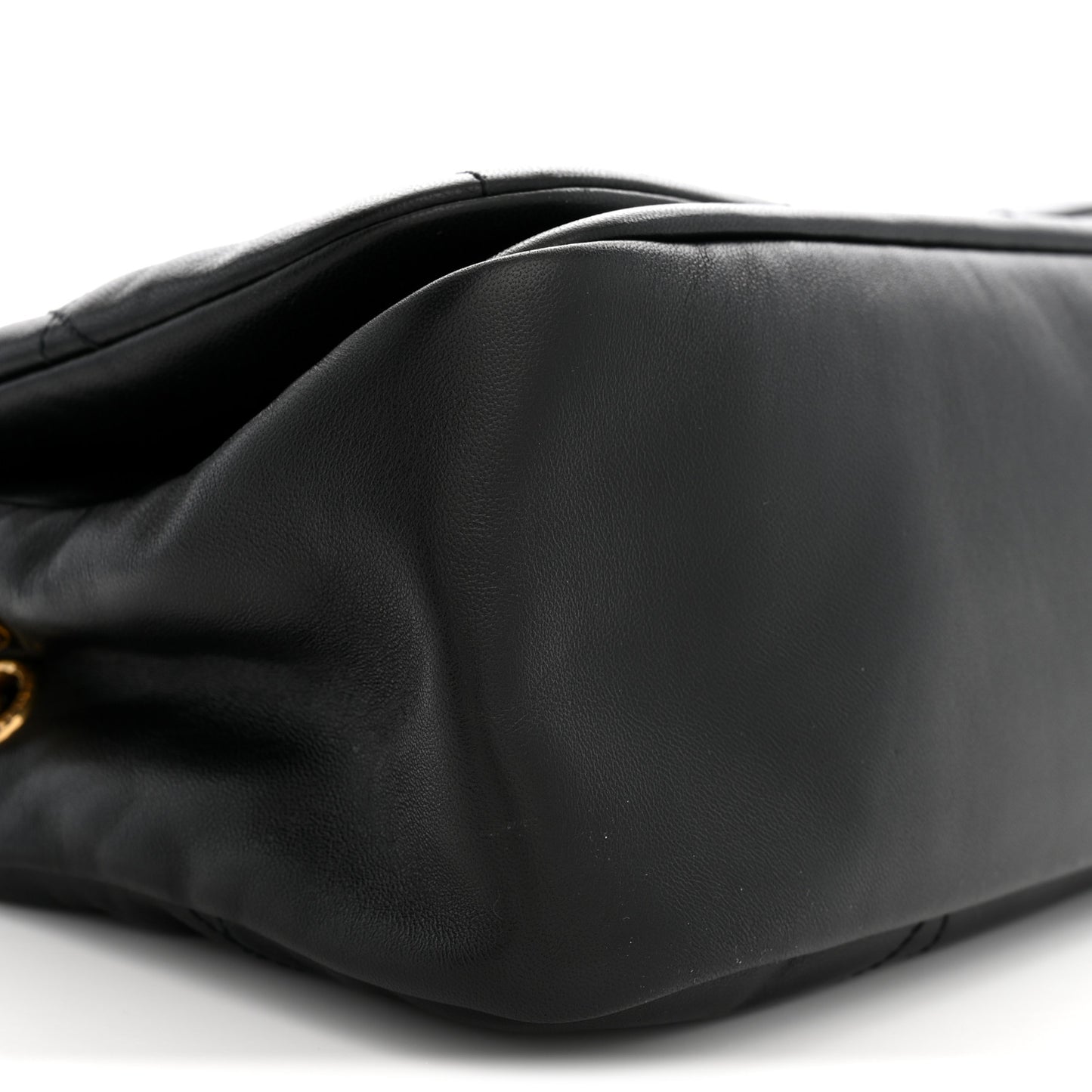 Lambskin Matelasse Monogram Small Jamie 4.3 Black