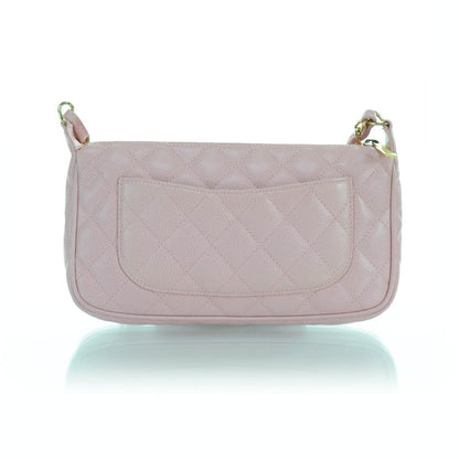 Chanel Caviar Quilted Pochette Pink 3 of 10