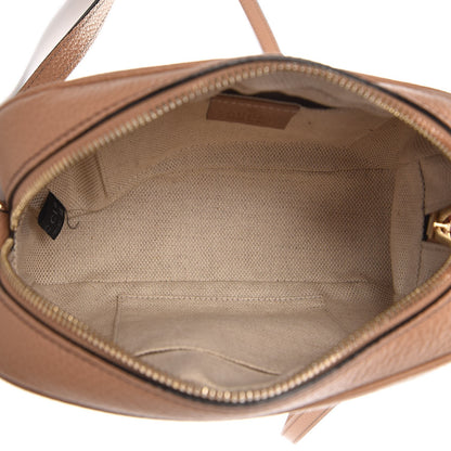 Gucci Pebbled Calfskin Small Soho Disco Bag Camelia 4 of 5