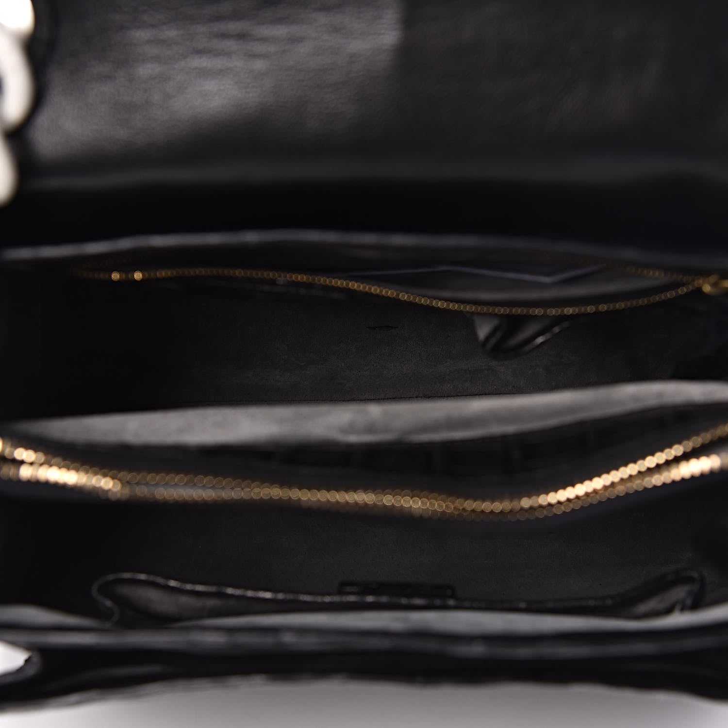Nancy Gonzalez Crocodile Chain Flap Bag Black 7 of 10