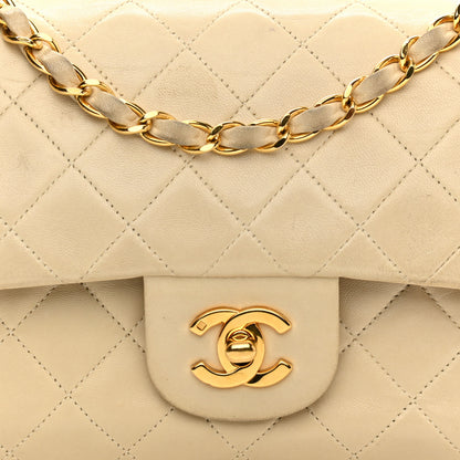 Chanel Lambskin Quilted Small Double Flap Beige 9 of 22