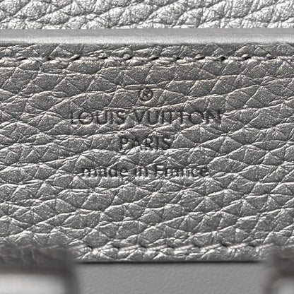 Louis Vuitton Taurillon Lizard Flower Chain Capucines Mini Silver 5 of 8
