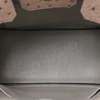 Hermes Ostrich Birkin 30 Mousse 5 of 20