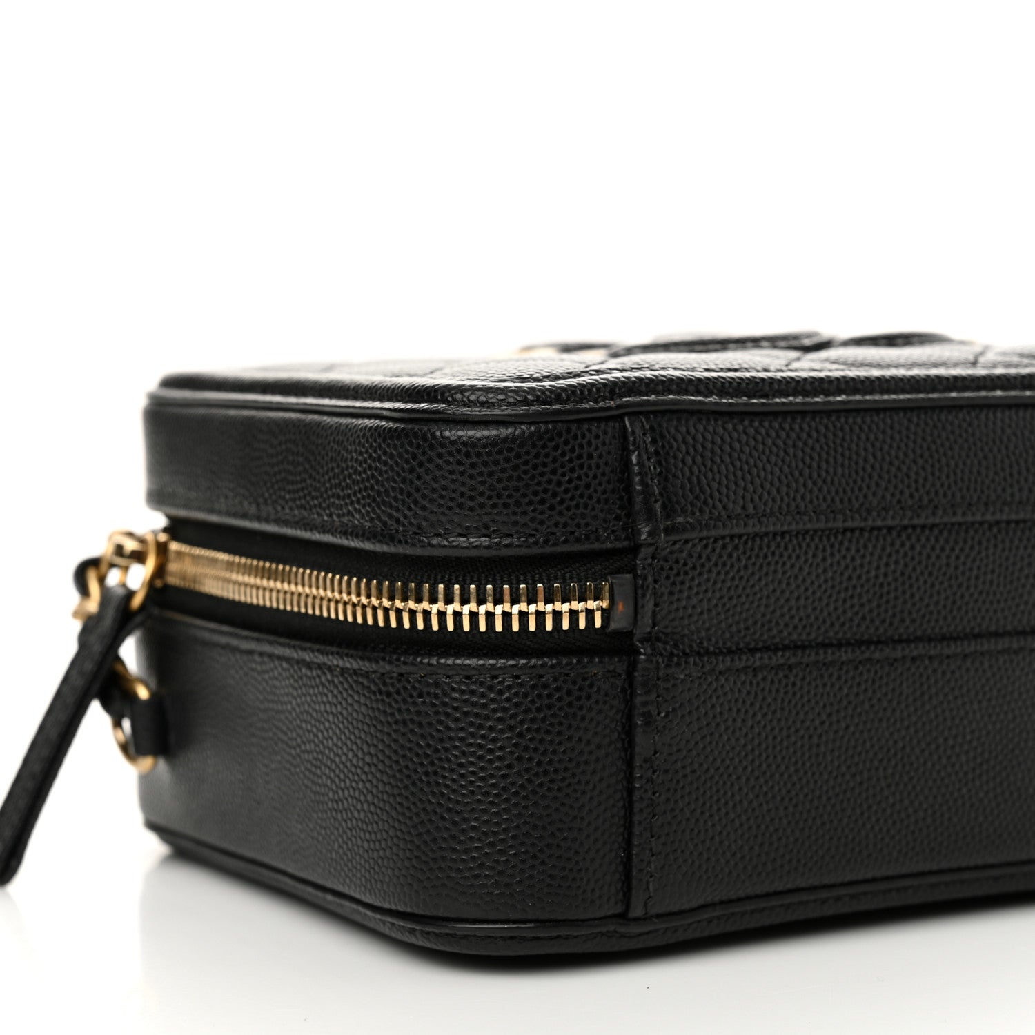 Chanel Caviar Quilted Small CC Filigree Vanity Case Black 9 of 14