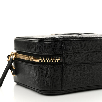 Chanel Caviar Quilted Small CC Filigree Vanity Case Black 9 of 14