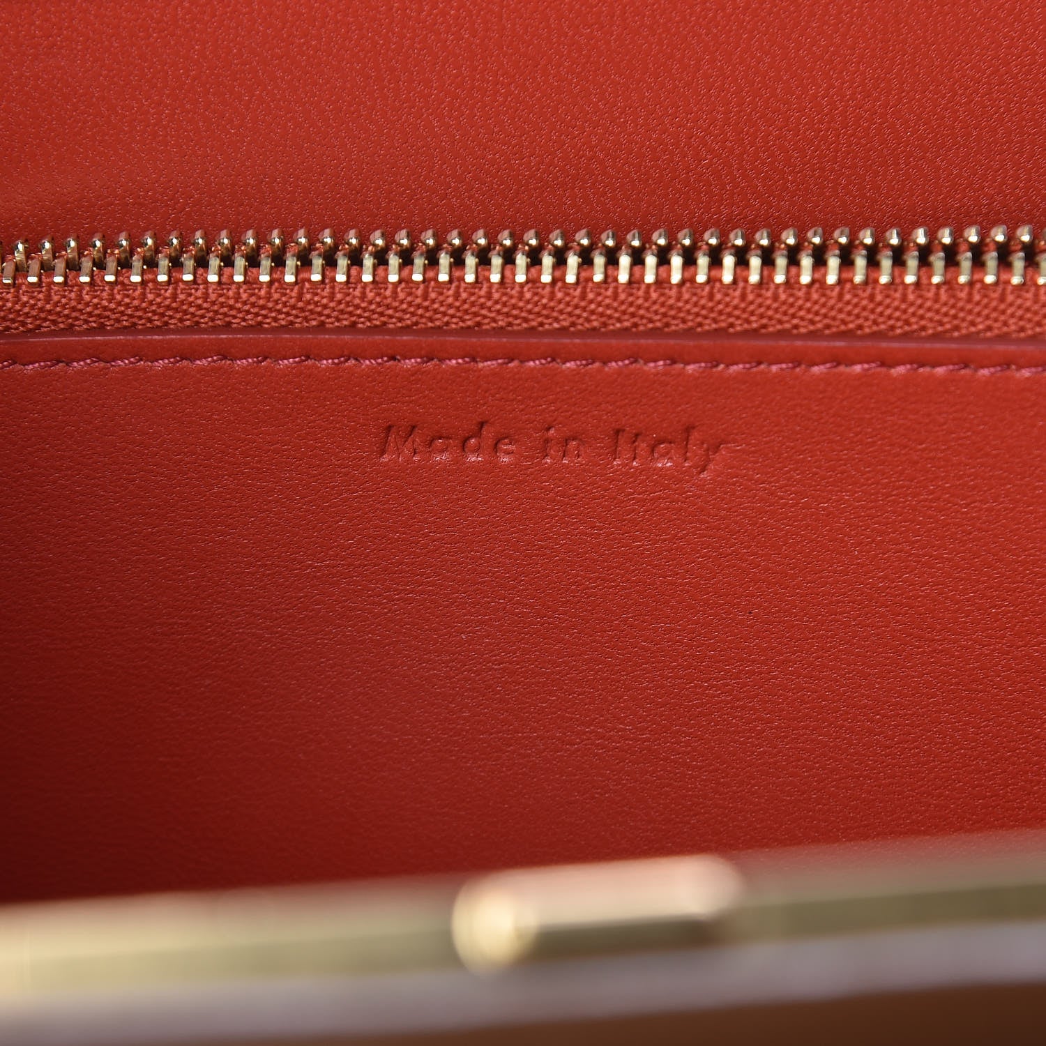 Celine Patina Box Calfskin Medium Clasp Bag Camel 6 of 8