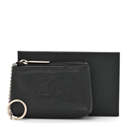 Chanel Caviar Timeless CC Key Holder Case Black 9 of 9