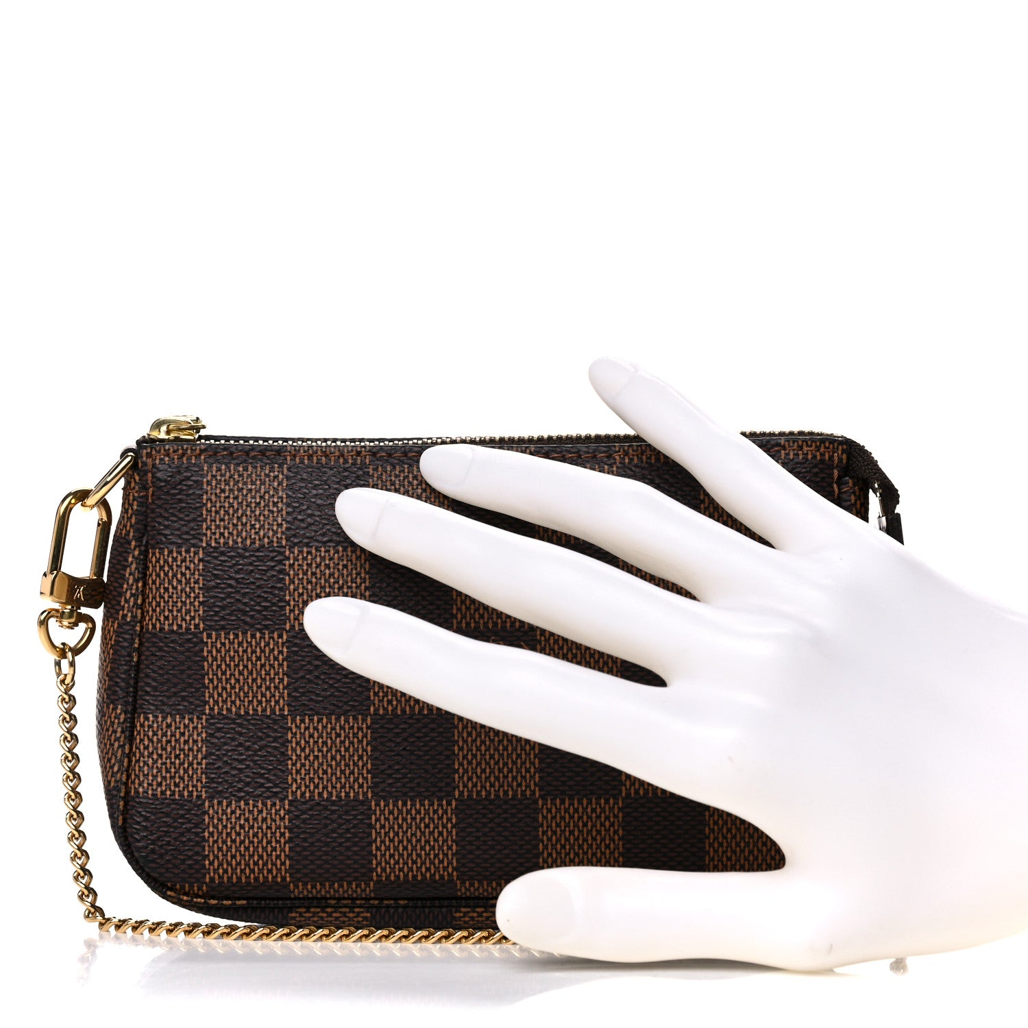 Louis Vuitton Damier Ebene Mini Pochette Accessories 3 of 11