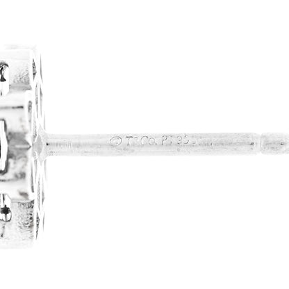 Tiffany Platinum Diamond Daisy Flower Earrings 3 of 5