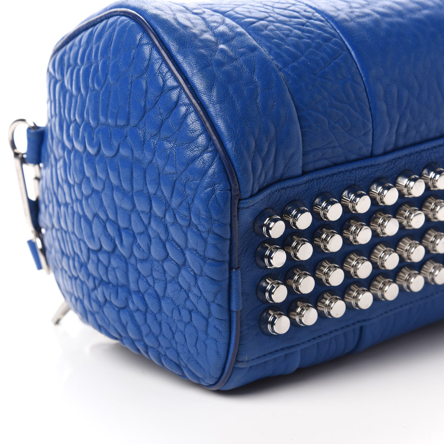 Alexander Wang Pebbled Lambskin Rockie Royal Silver Hardware 6 of 9