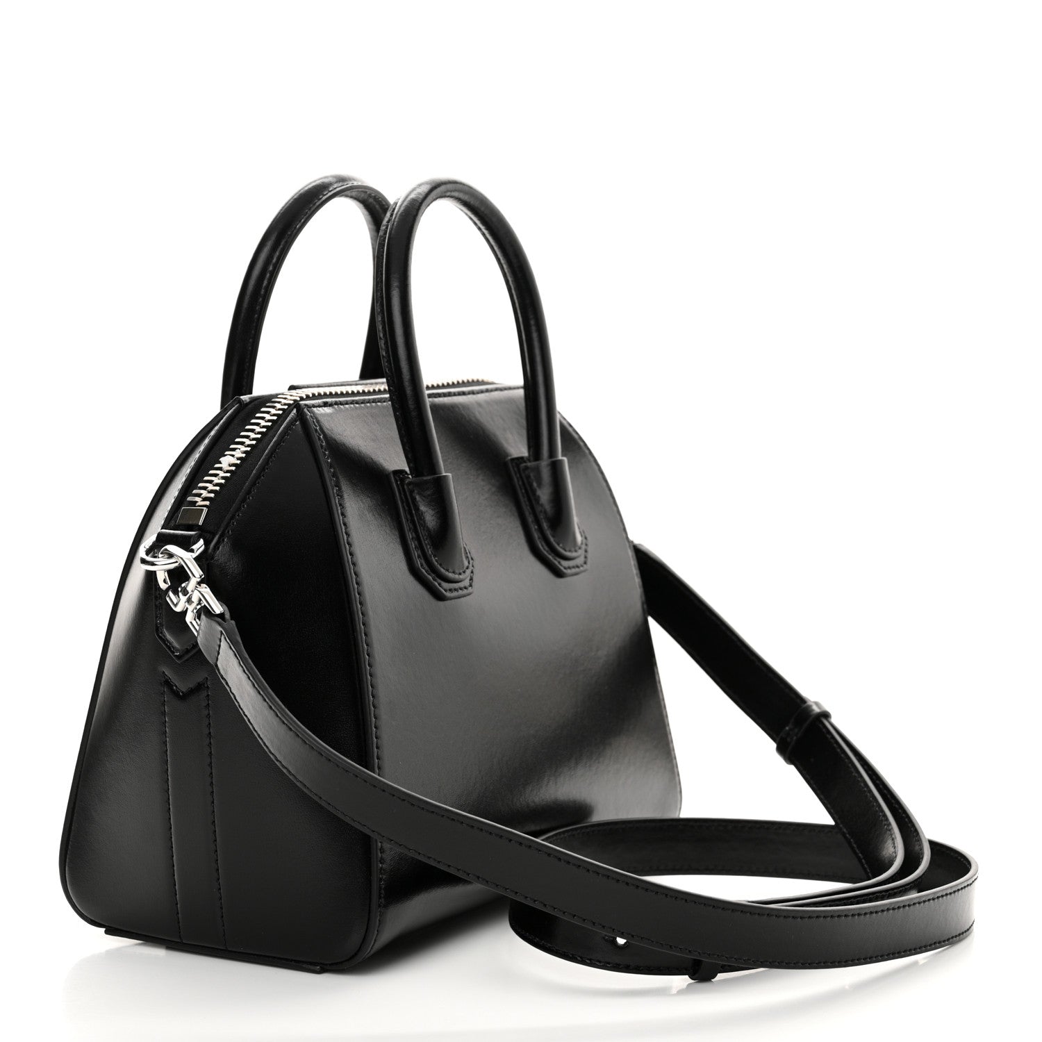 Givenchy Shiny Lord Calfskin Mini Antigona Black 3 of 10