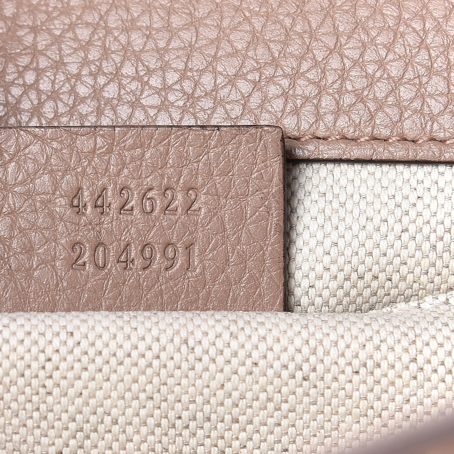 Gucci Calfskin Mini Pearly GG Marmont Top Handle Bag Porcelain Rose 7 of 10