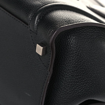 Celine Drummed Calfskin Shoulder Luggage Black 8 of 13