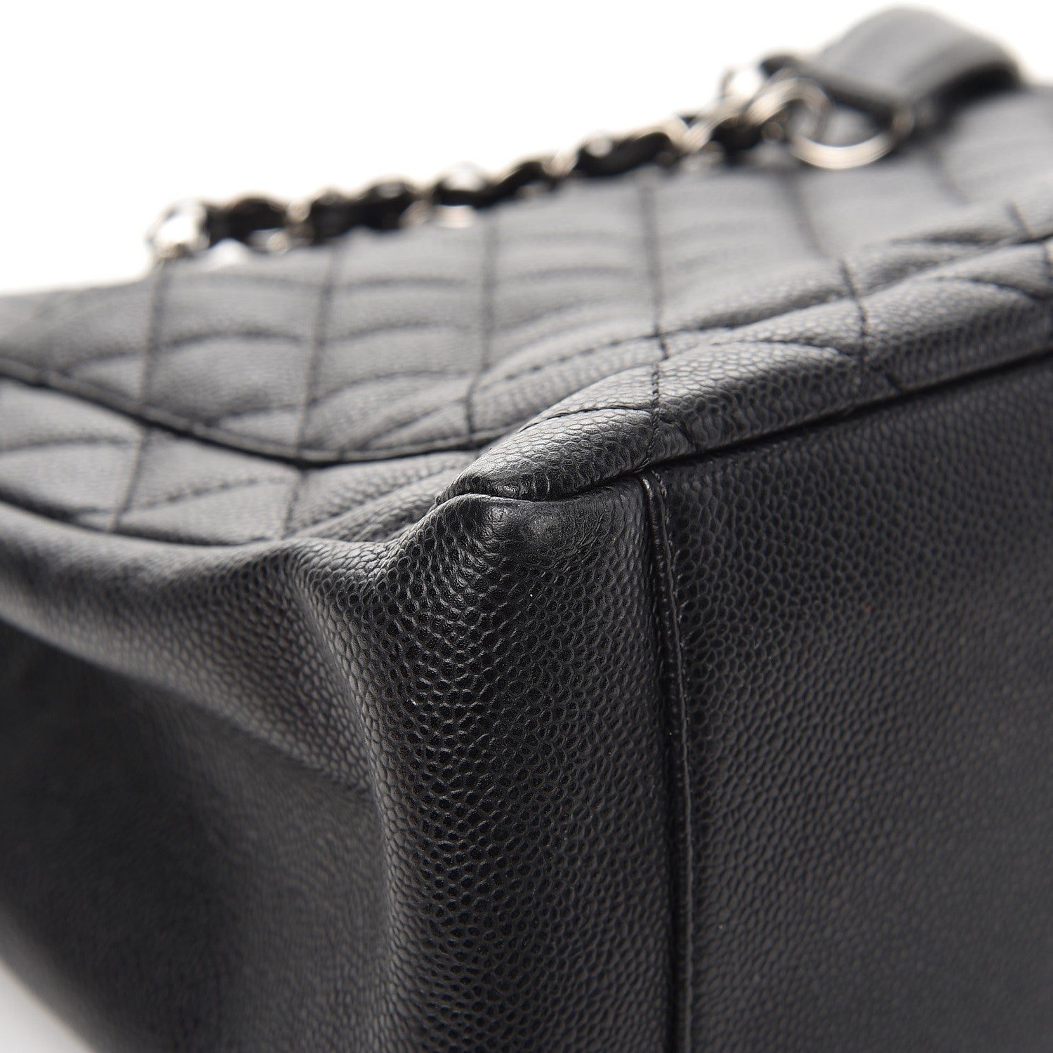 Chanel Caviar Quilted Grand Shopping Tote GST Black 15 of 18