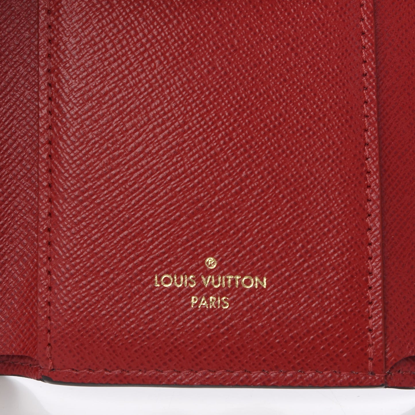 Damier Ebene Victorine Wallet Red
