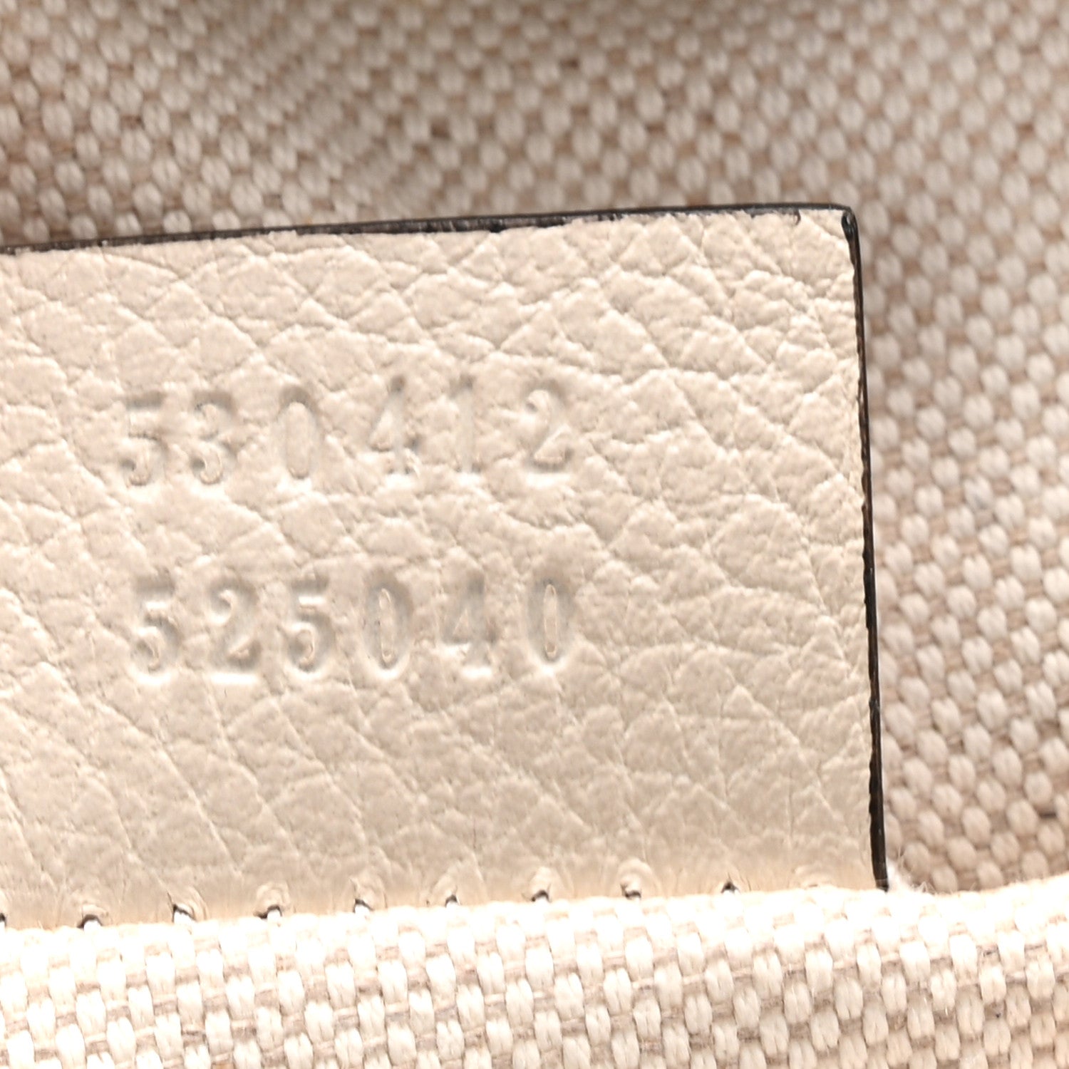 Gucci Grained Calfskin Logo Belt Bag White 7 of 10