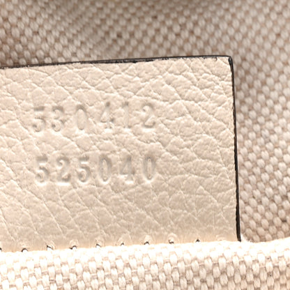 Gucci Grained Calfskin Logo Belt Bag White 7 of 10
