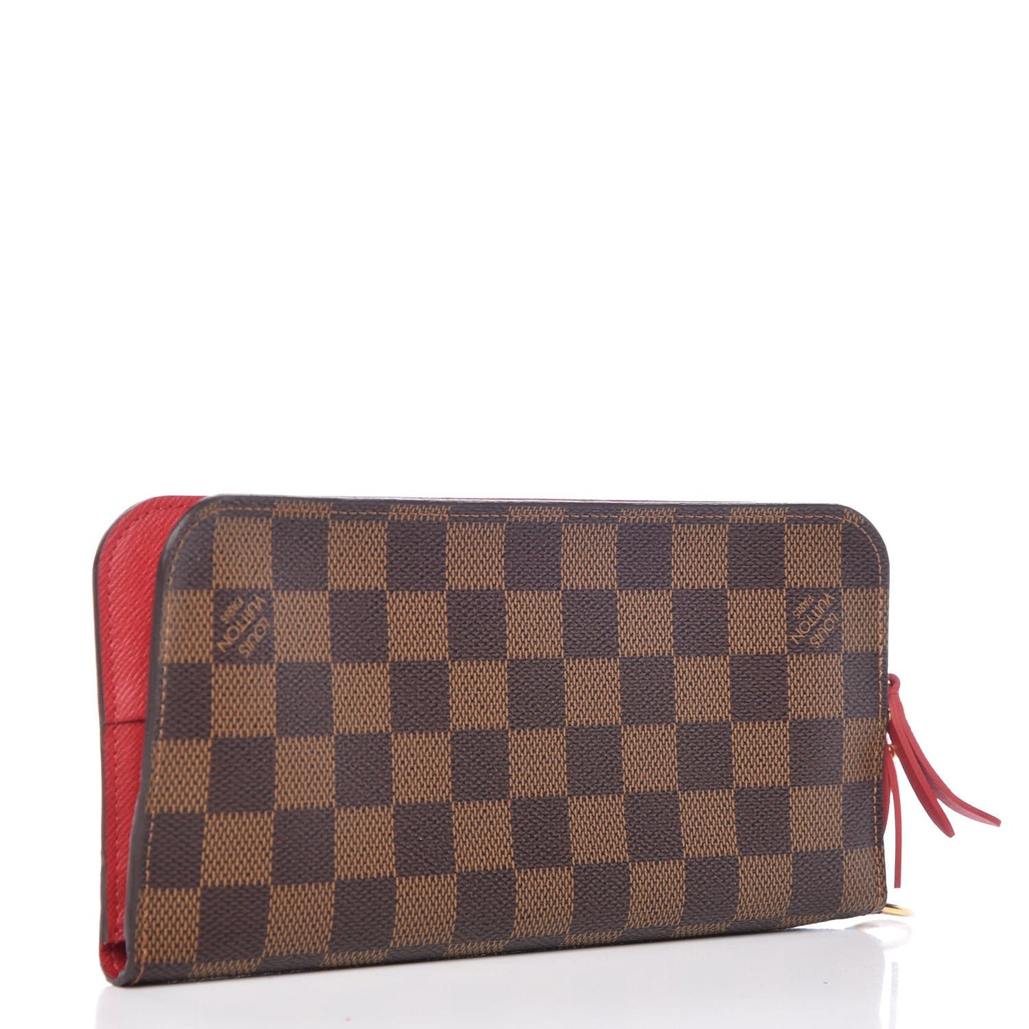 Damier Ebene Insolite Wallet Red